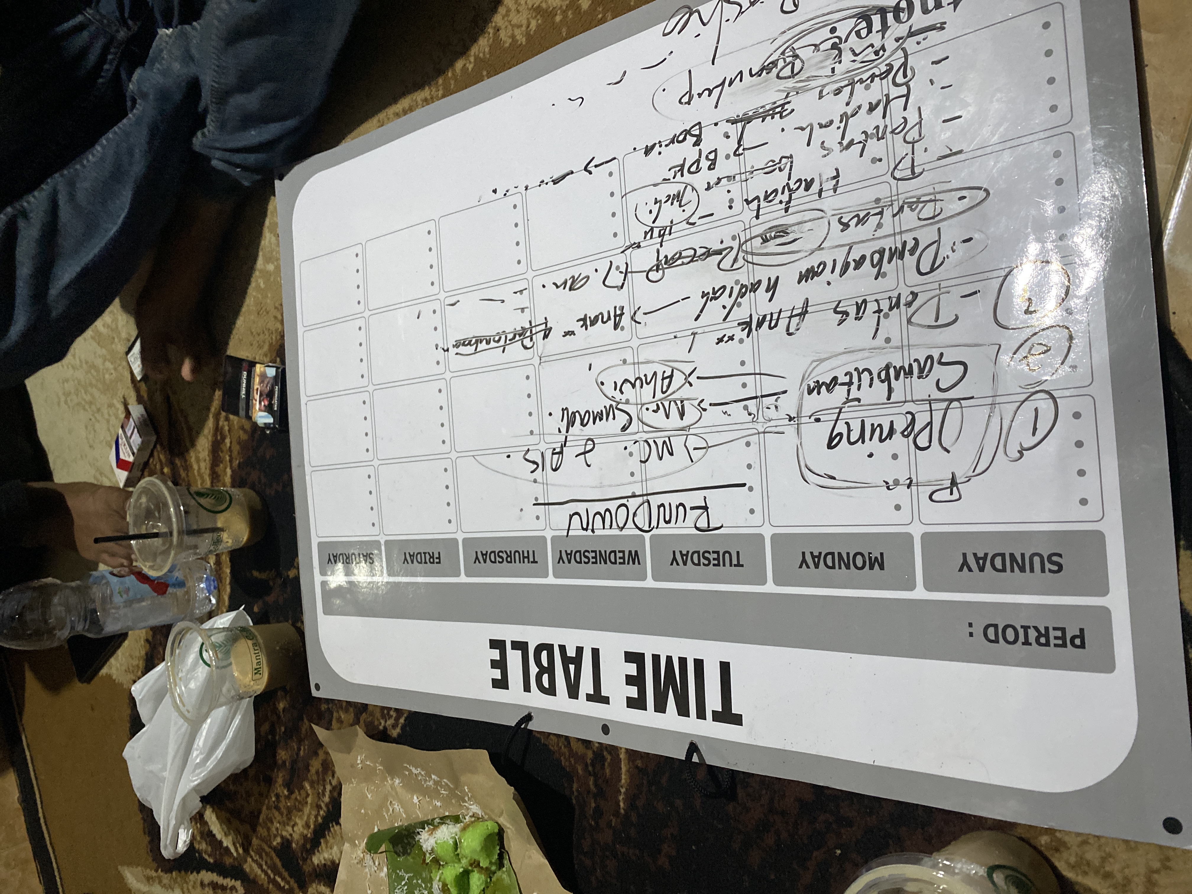 'Kegiatan Kami Minggu ' . 0