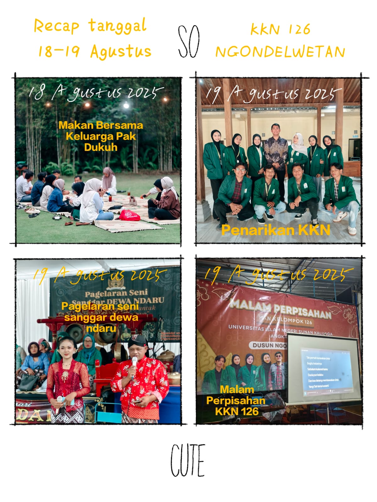 'Kegiatan Kami Minggu ' . 0